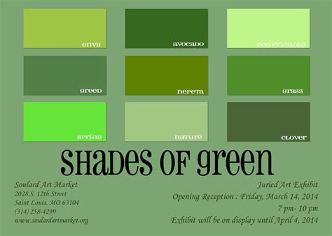 Оттенки Зеленого Цвета Палитра Фото — Фото Картинки