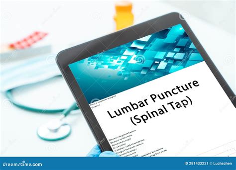 Lumbar Puncture Spinal Tap Medical Procedures A Procedure That