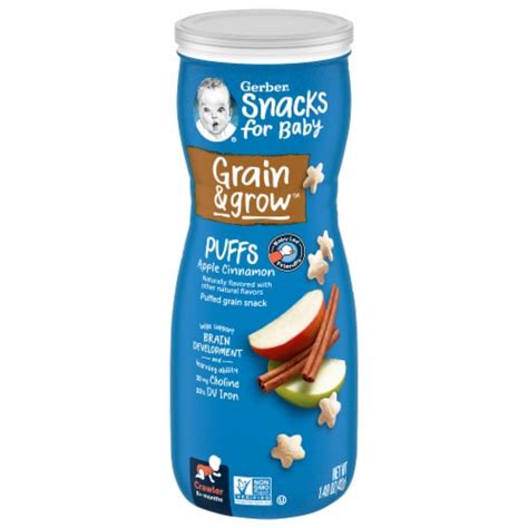 Gerber® Crawler Puffs Apple Cinnamon Cereal Snack 148 Oz Metro Market