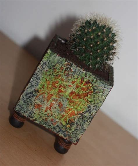 Cactus Pot By Lesley Cactus Pot Cactus Decor Ts
