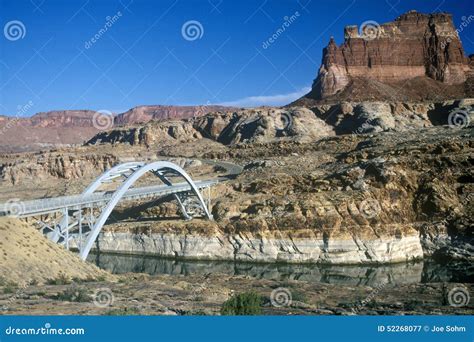 Bridge Over Colorado River In Southern Ut Stock Image Image Of