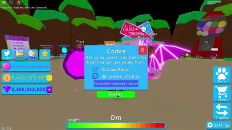 Amizing Bubble Gum Simulator Code Gives You 2 Hours Of Luck Youtube