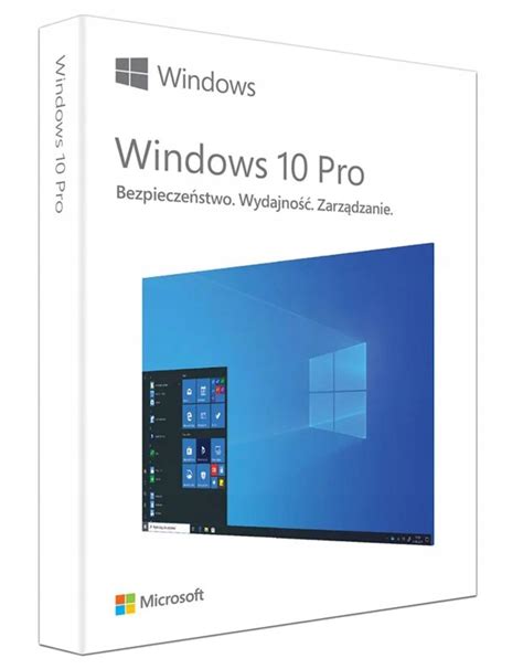 Microsoft Windows 10 Pro Pl 3264bit Box Usb Sklep Opinie Cena W