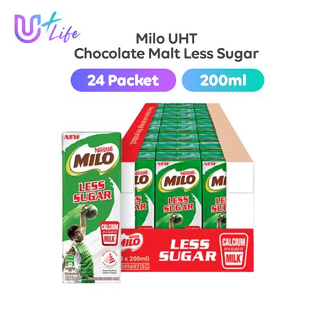 Buy Local Ready Stock Milo UHT Chocolate Malt 24 Packets Less