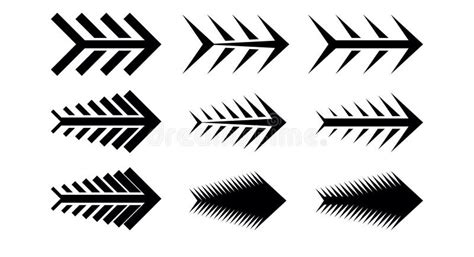 Set Of Black Vector Arrows Arrows Icon Arrows Clip Art Arrows Vector