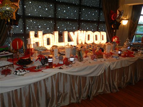 Unique Sweet 16 Hollywood Theme Decorations