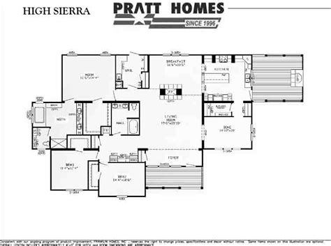 High Sierra Floor Plan Pratt Homes