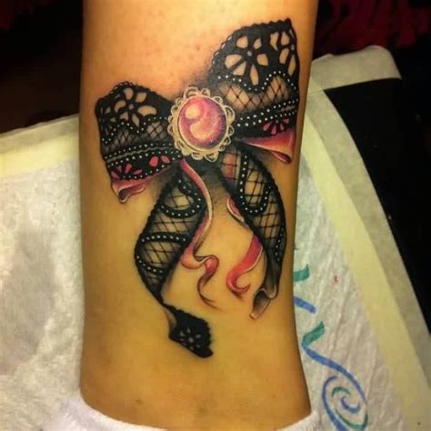 30nice Bow Tattoos Meanings Ideas And Designs Foot Tattoos Neck