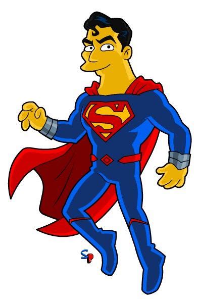 Supermanrebirth Simpsons Characters Superman Simpsons Art