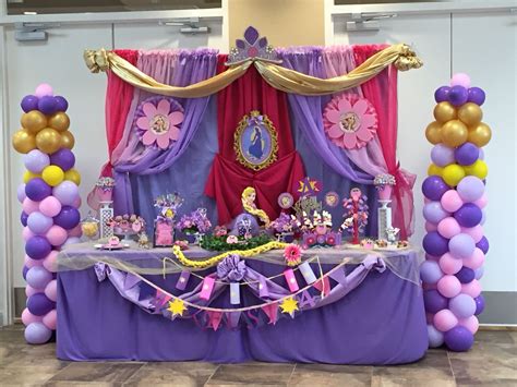 Rapunzel Party Theme Fiestas De Rapunzel Fiesta Enredados Centro De Mesa Rapunzel