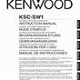 Kenwood Ksc 9903 Speaker User Manual