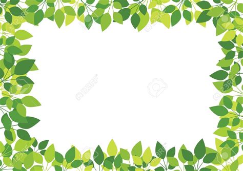 Green Leaf Border Clipart Clipground