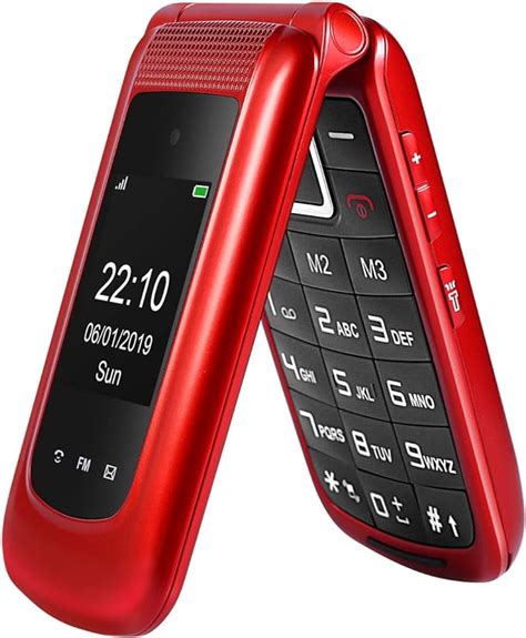 Uleway Unlocked Flip Phone 3g Dual Sim Card 24 Flip Cell Phones