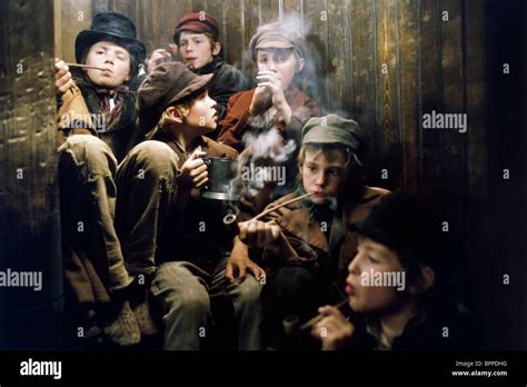 Harry Eden Barney Clark And Lewis Chase Oliver Twist 2005 Stock Photo