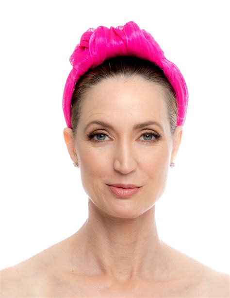 Hot Pink Silk Headband Shapoh