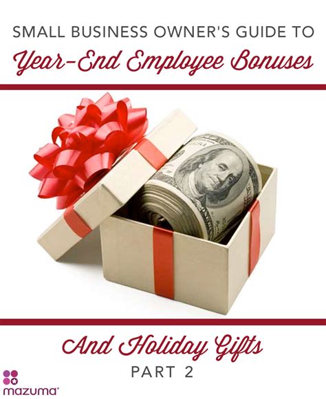 A better question might be: Small Business Owner's Guide to Year-End Employee Bonuses ...