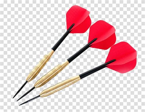 Darts Game Three Red Darts Transparent Background Png Clipart Hiclipart