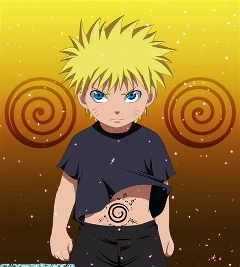 Joven Uzumaki Naruto Muy Adorable Niño Naruto Naruto Uzumaki Naruto