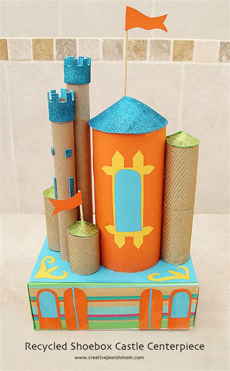 Diy Castle Recycling Craft With Cardboard Tubes