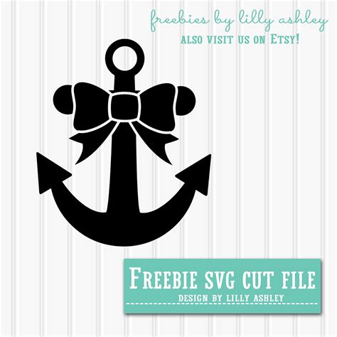 Free Anchor SVG Cut File