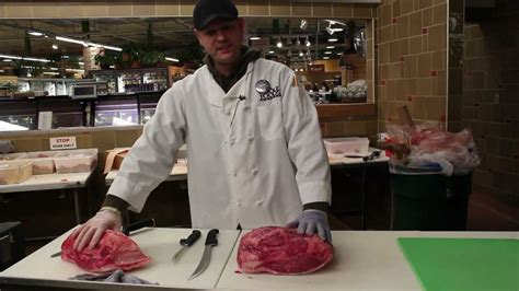 Sprinkle 1/4 of salt mixture onto one side of the steaks, with a spatula or hands. How To Cut a Sirloin Steak - YouTube