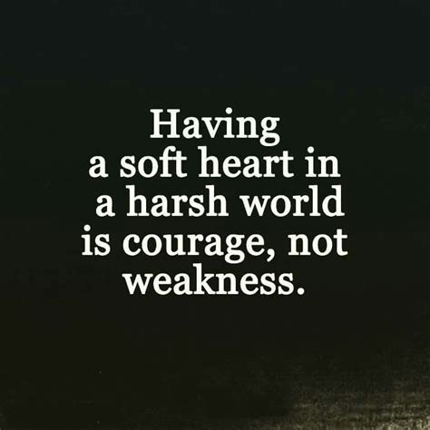 A kind word can sooth the savage beast. Having a soft heart in a harsh world is courage, not weakness. | Jokes quotes, Words quotes ...
