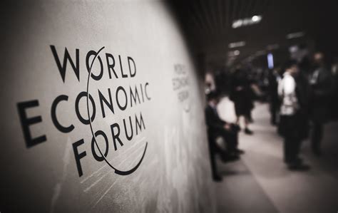 World economic forum, geneva, switzerland. Martina Larkin, Head of Europe of the World Economic Forum ...