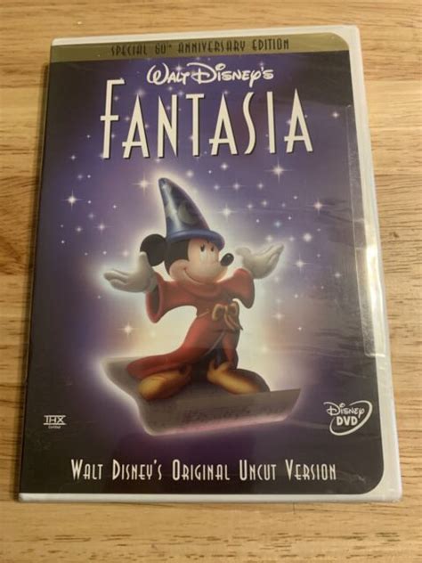 Fantasia Dvd2000restored Full Length Version New Authentic Disney