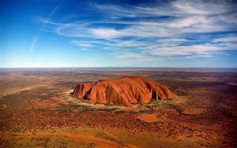 Nature Landscape Uluru Australia Rock Desert Ayers Rock Wallpaper