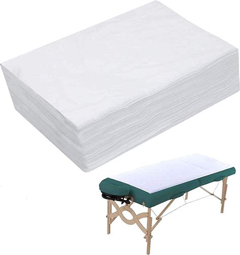 50pcs Disposable Massage Table Sheet Waterproof Bed Cover
