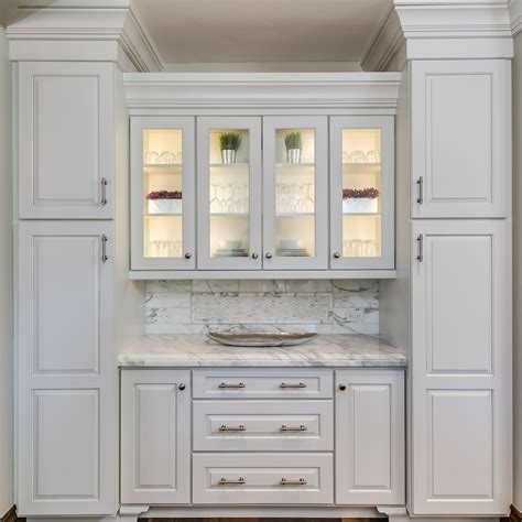 Love It White On White DGR Design Kitchen Buffet Cabinet Kitchen Remodel Small Dining
