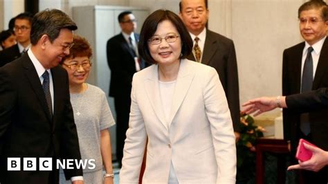 Taiwan S Tsai Ing Wen Sworn In As First Female President BBC News