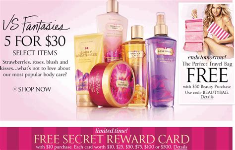 Spend 50 On Victoria Secret Beauty Products And Get A Free Victoria