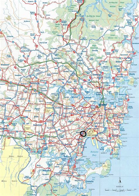 Sydney City Map •