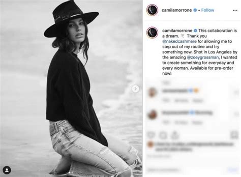 Camila Morrone Launches Her Debut Fashion Collection With Naked Cashmere