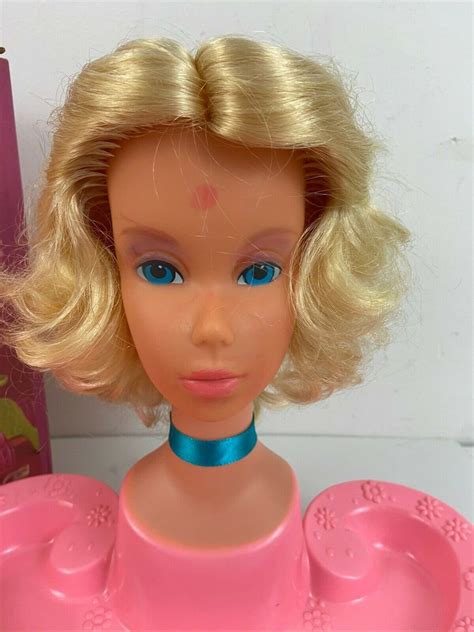 Vintage Barbie Beauty Center Hair Make Up Styling Head In Etsy