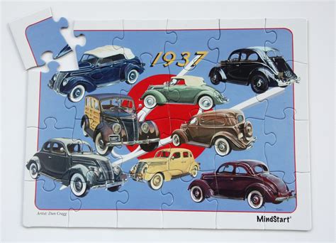 Classic Car Jigsaw Puzzle 24 Piece Zest Dementia And Aged Care