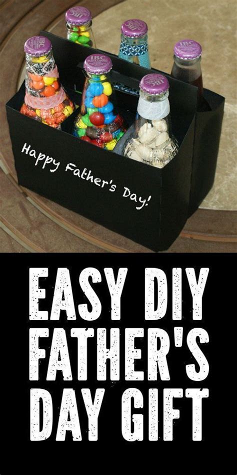 The best part is these handmade gifts are easy to so we gathered over 100 father's day gift ideas and simple crafts to ensure your dad will feel loved and cherished. DIY Father's Day Gift - Homemade Six Pack of Treats for ...