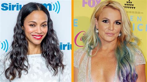 Why Everyone S Talking About Zoe Saldana And Britney Spears YouTube