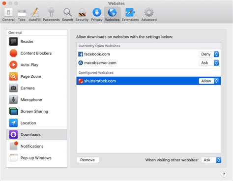 Macos How To Manage Download Permissions In Safari 13 The Mac Observer