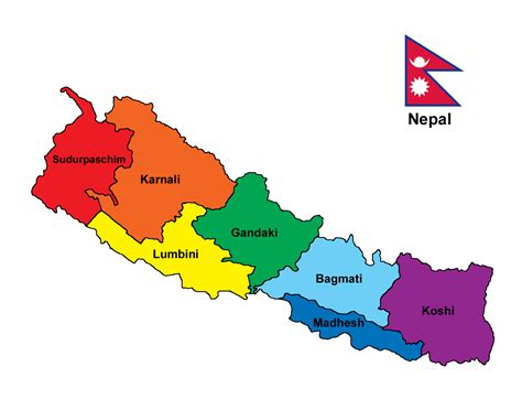 Map Of Nepal With Districts Outline Clipart Nepal The Best Porn Website