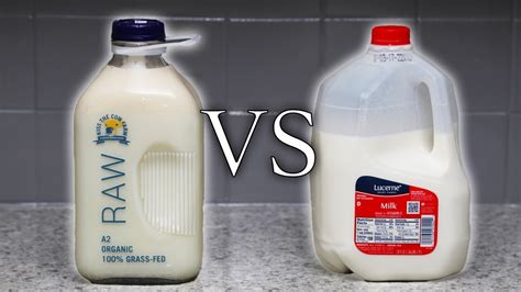 Trying Raw Milk Vs Pasteurized Milk Youtube