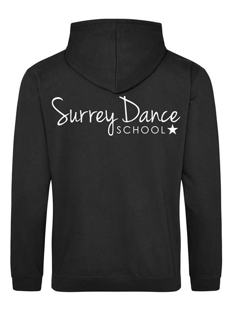 Surrey Dance School Dance Zipped Hoodie Rock The Dragon