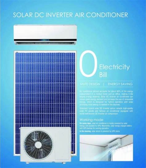 China 9000btu 24000btu Dc48v Solar Air Conditioner Split Type Powered