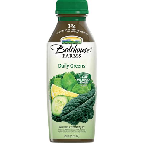 Bolthouse Farms Daily Greens Vegetable Juice 152oz Buehlers