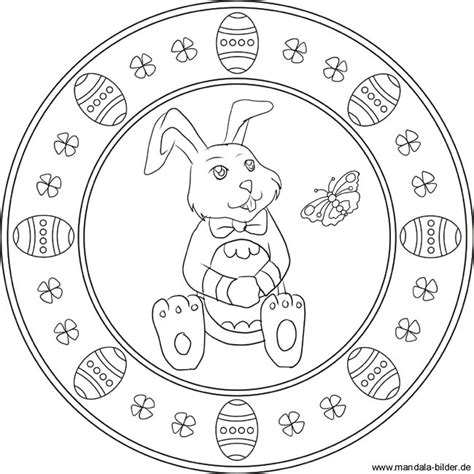 Kinder lieben es mit stiften ausmalbilder. Ostermandalas kostenlos zum Ausdrucken