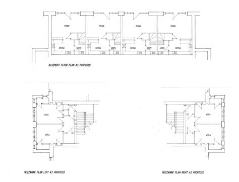 Mezzanine Floor Plan And Elevation