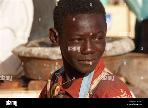 Portrait Of A Sudanese Boy In Wadi Halfa Sudan Stock Photo Alamy