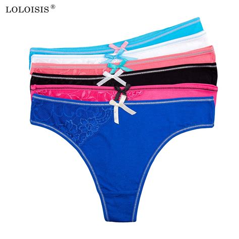 Loloisis Women Sexy G Strings Thongs Strings Cotton Woman Underwear