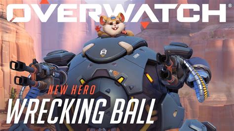 New Overwatch Hero Wrecking Ball Play Now Via Roverwatch Ow